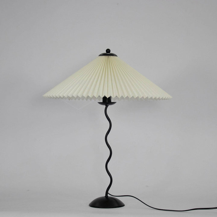 Designer Tischlampe Metall Modern Wellenförmig