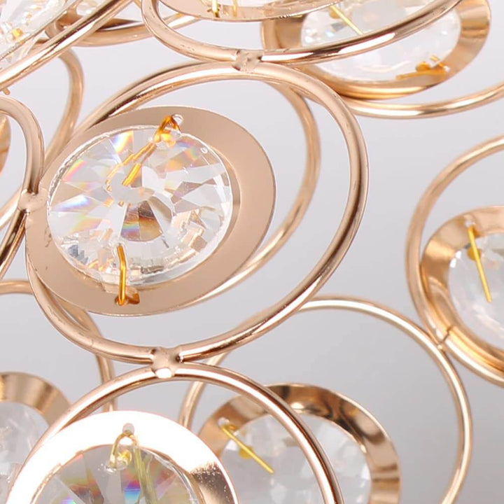 Luxuriöse Goldene Ball Deckenleuchte