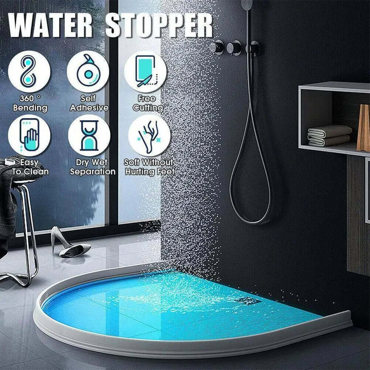 Silikon Duschbarriere - Wasserstopper Bad