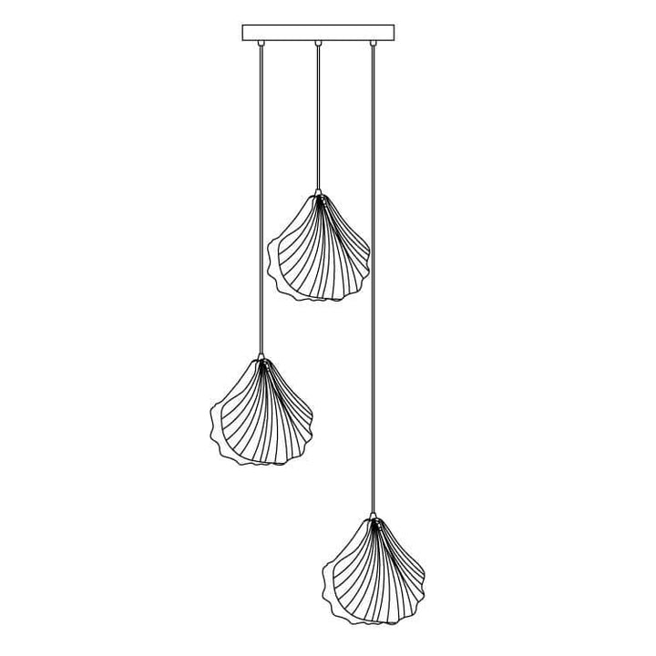 Muschel Mini Pendelleuchte