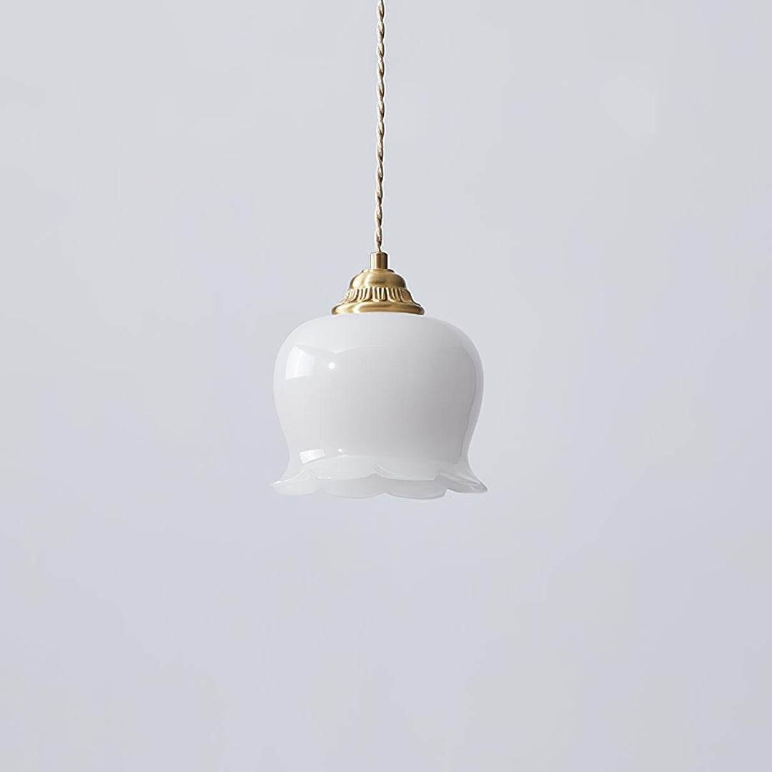 Blüten-Pendelleuchte - 14cm Durchmesser