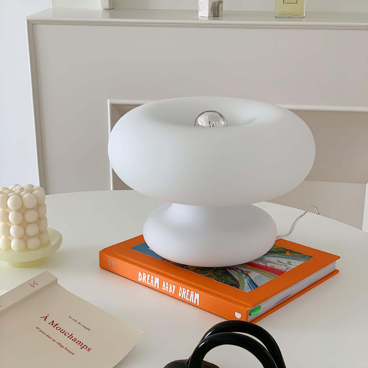 Lampe de table Donut design moderne éclairage intérieur LED
