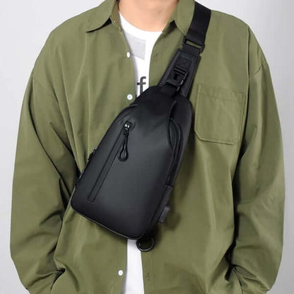 Sac à bandoulière étanche avec USB