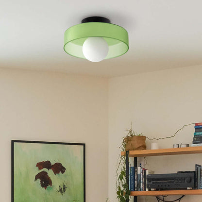 Moderne Runde Glas Deckenleuchte