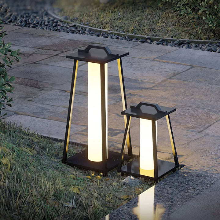 Tragbare LED Außenleuchte für Garten & Balkon