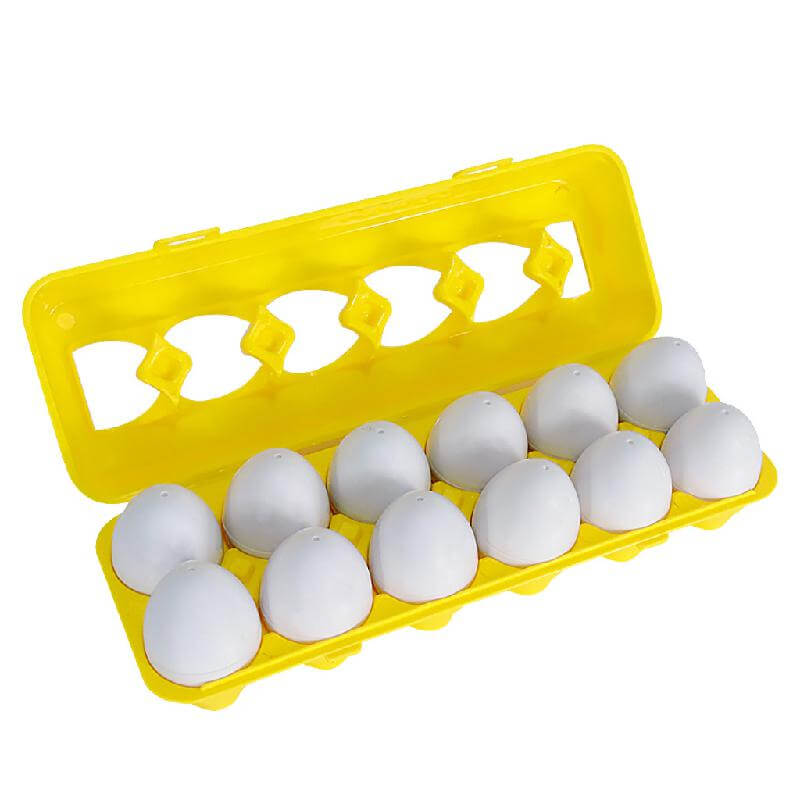 Kinder-Eierpuzzle: Formen- & Farbenspiel