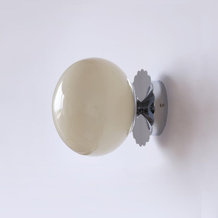 Moderne Rosa Glas Wandleuchte