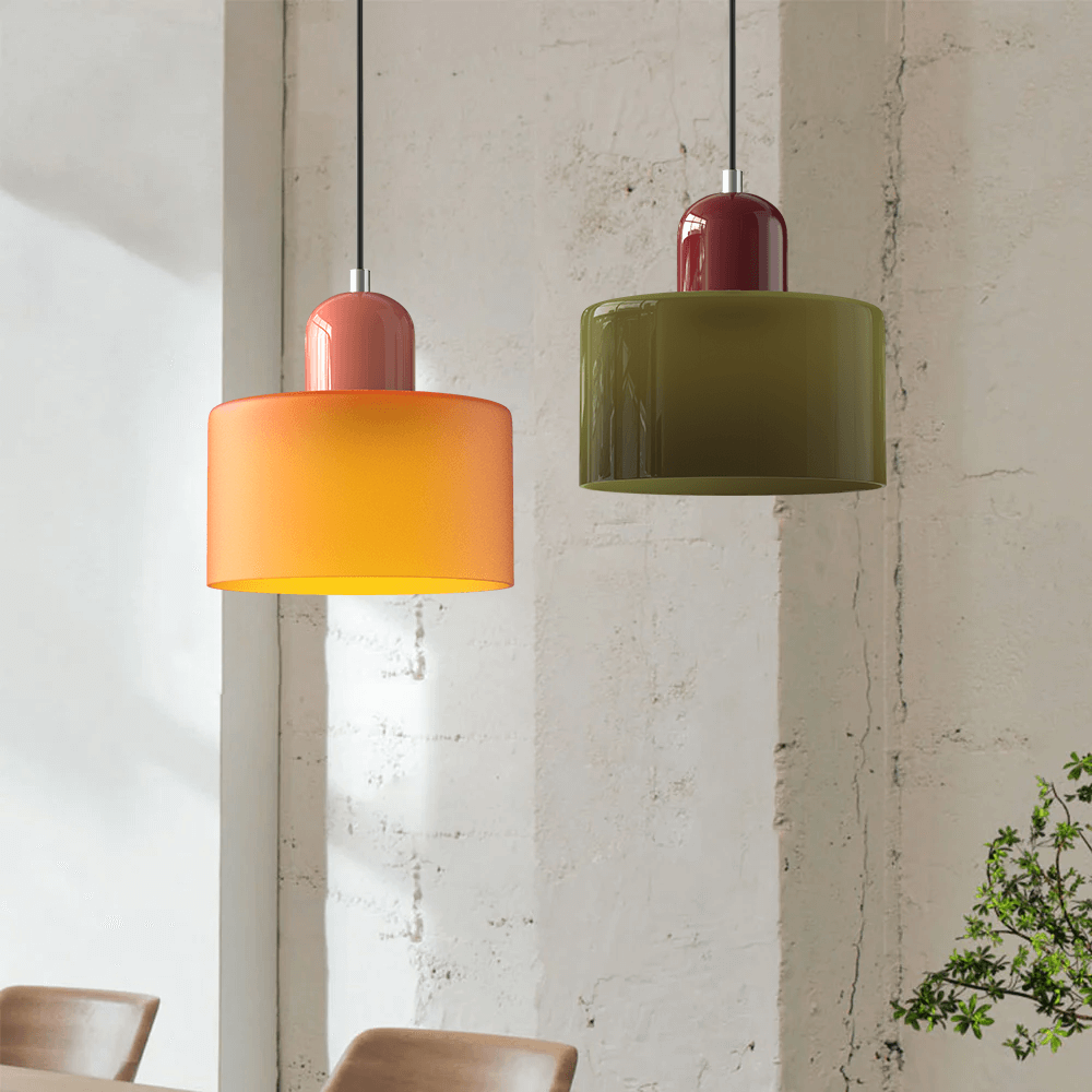 Bauhaus Glaspendelleuchte Modern