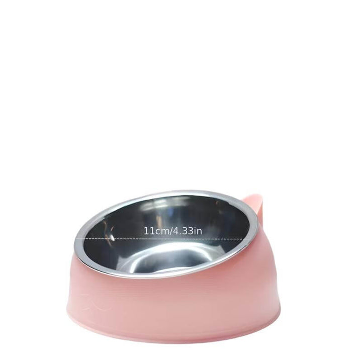 Gamelle surélevée pour chat en acier inoxydable