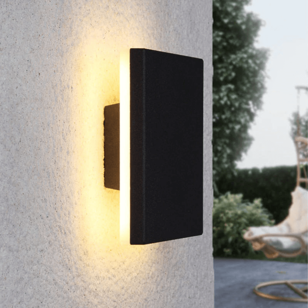 Minimalistische LED Außenwandleuchte