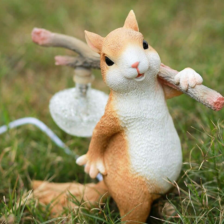 Dekorative Eichhörnchen Tischlampe mit LED