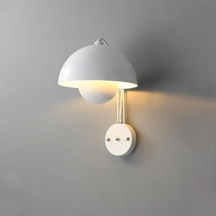 Moderne LED-Wandleuchte Blume