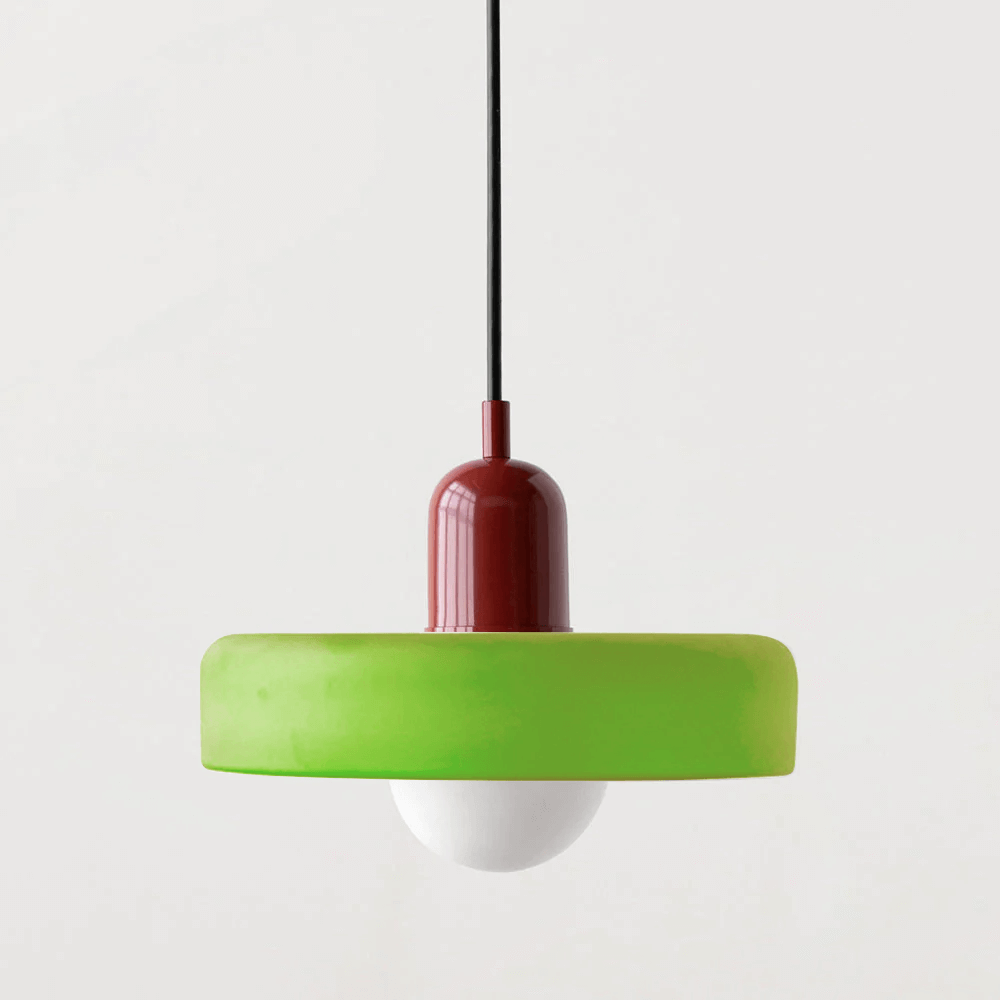 Bunte Glas-Hängelampe - Modernes Design