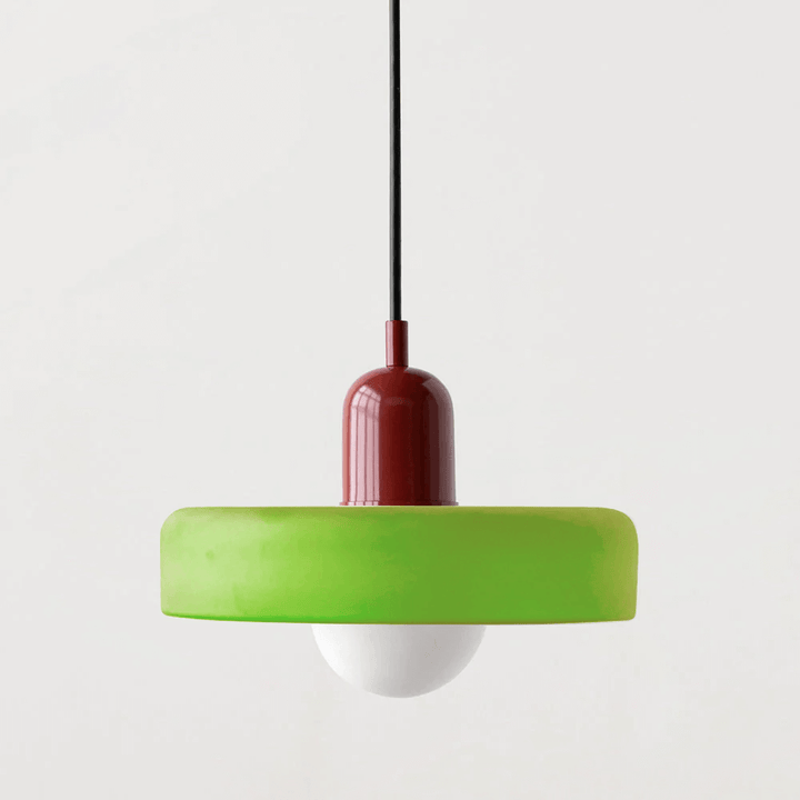 Bunte Glas-Hängelampe - Modernes Design