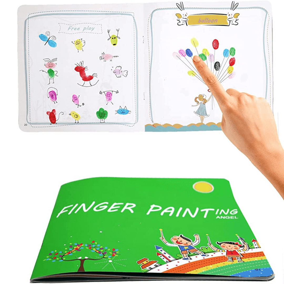 Kinder-Fingermalset - Kreatives Malen & Basteln