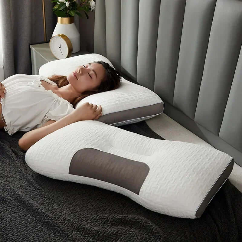 Orthopädisches Kopfkissen mit Massagefunktion
