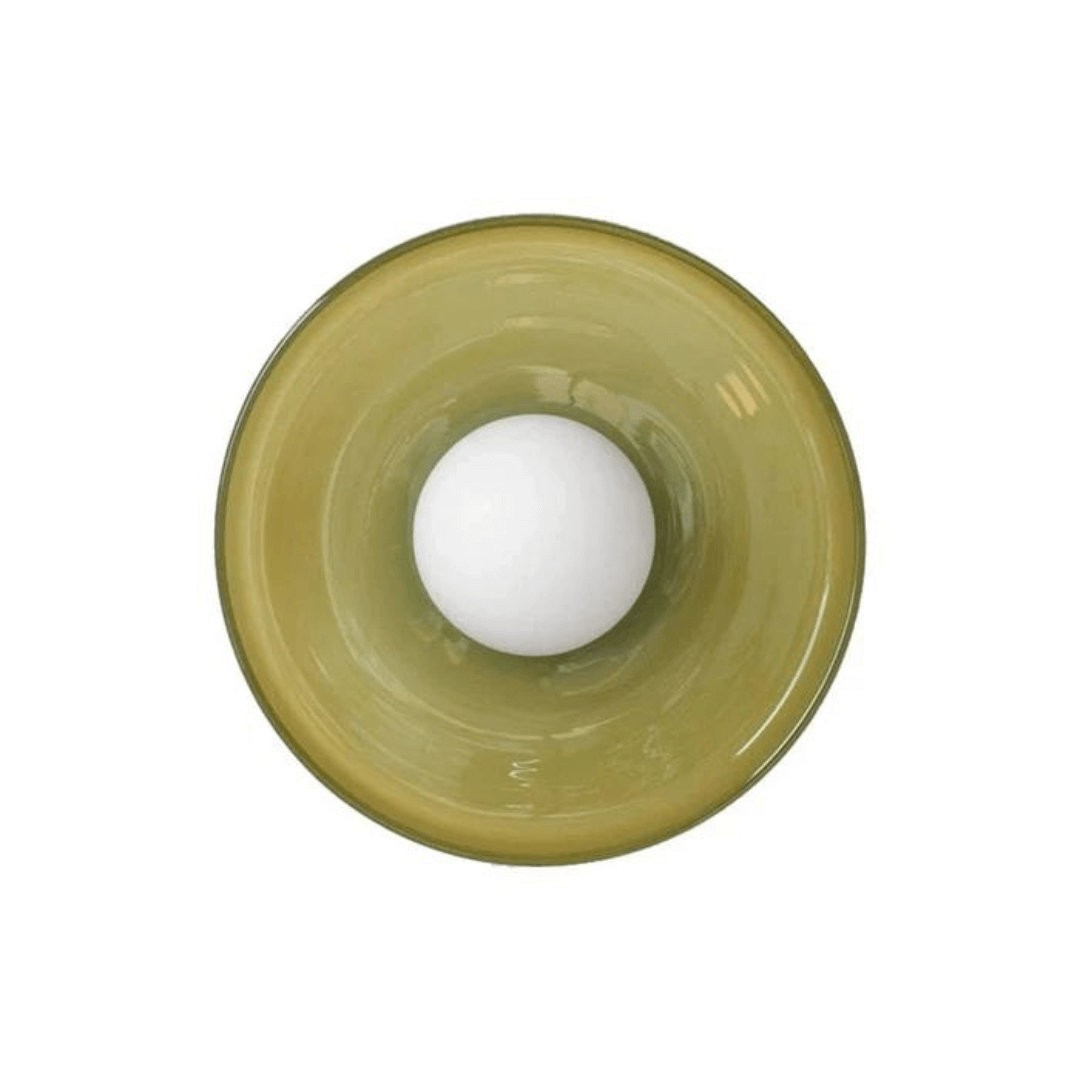 Runde LED Deckenleuchte Modern Glas Lampe