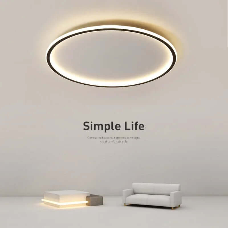 Plafonnier LED scandinave - Rond moderne