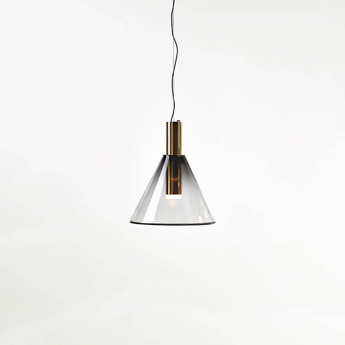 Elegante Pendelleuchte Glas & Metall
