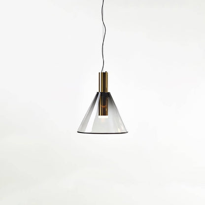 Elegante Pendelleuchte Glas & Metall