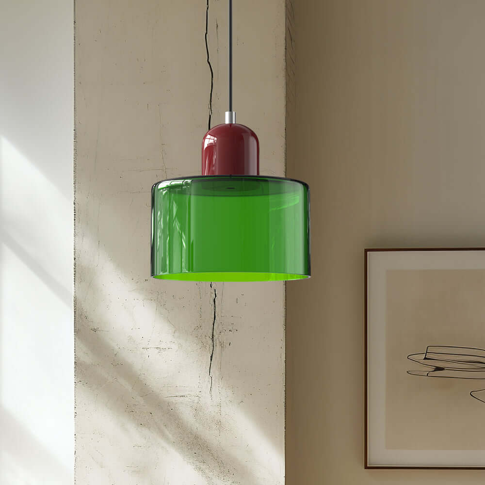 Bauhaus Glaspendelleuchte Modern