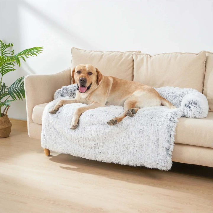 Couverture lavable pour canapé pour animaux de compagnie - Peluche