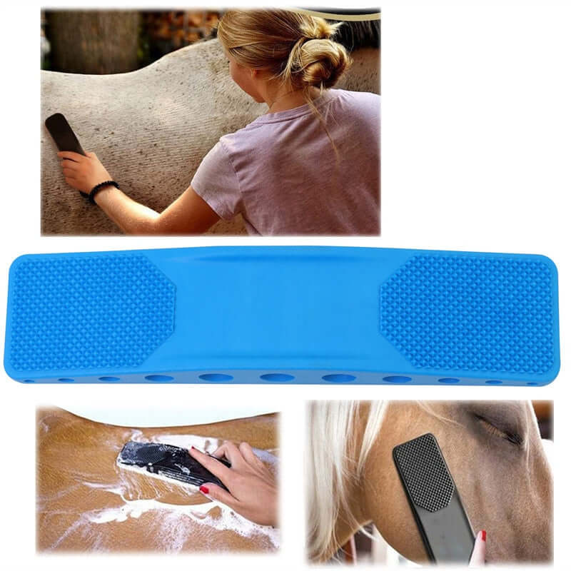 6-in-1 Pferdepflegebürste für Glanz & Komfort