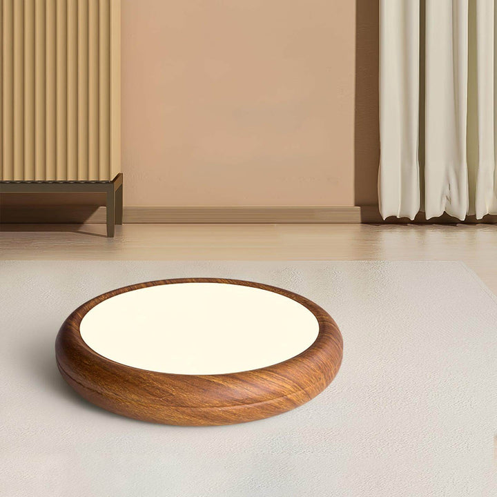LED Deckenleuchte Holzoptik Modern Rund