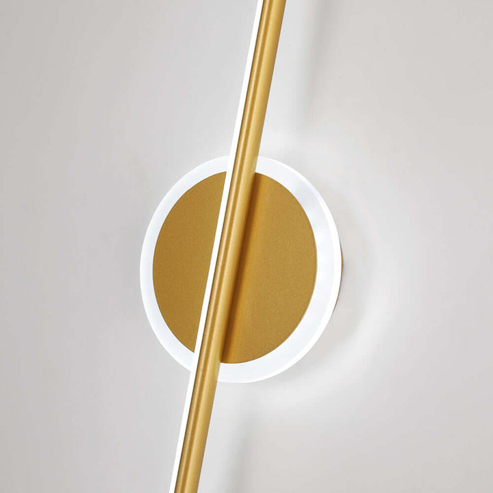 Moderne LED-Wandleuchte - rund &quadratisch