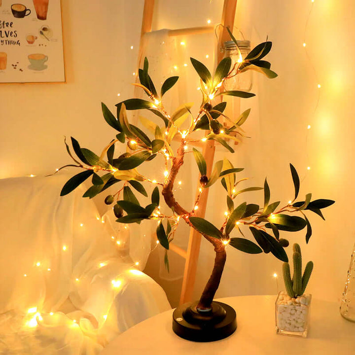 Lampe de table LED arbre lampe décorative lumière d'ambiance
