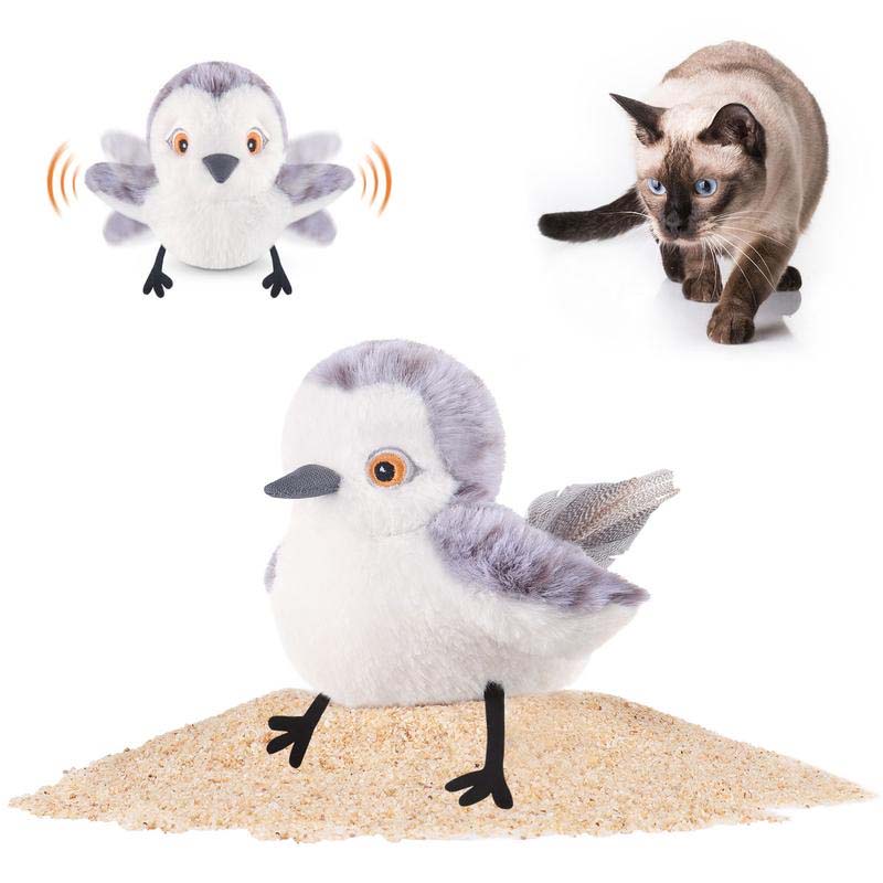 Jouet interactif pour chat oiseau avec sons