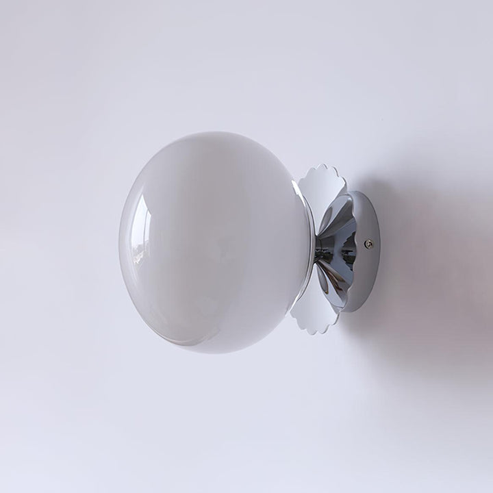 Moderne Rosa Glas Wandleuchte