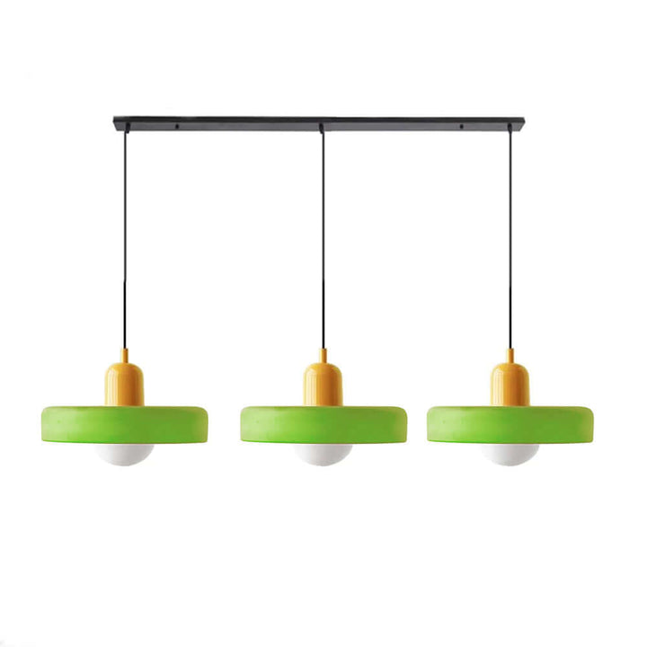Lampe suspendue Bauhaus à 3 têtes
