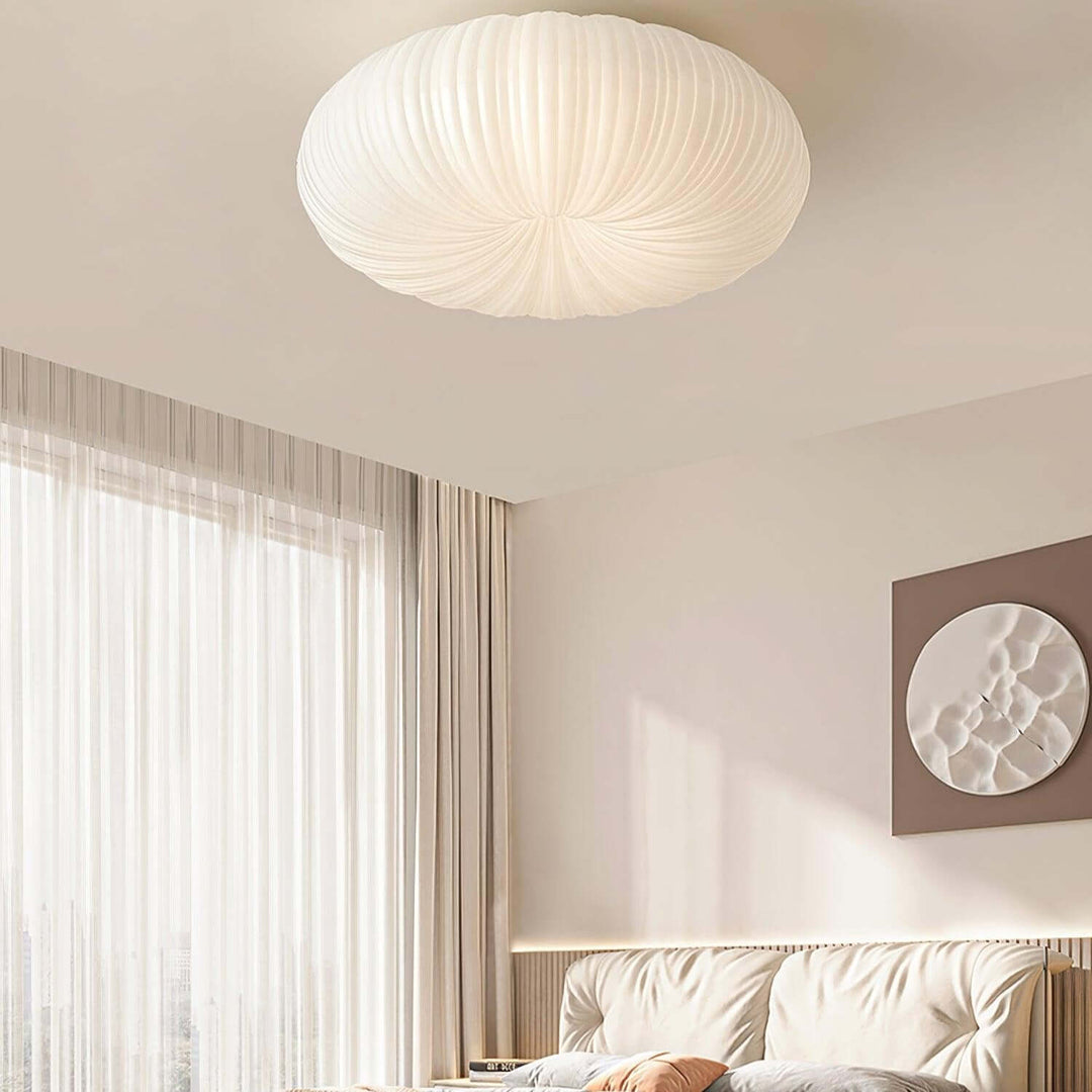 Moderne LED-Deckenleuchte, dimmbar, rund