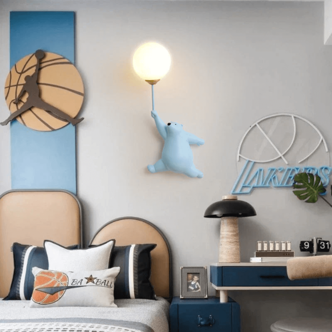LED-Wandleuchte Bär Design Kinderzimmer
