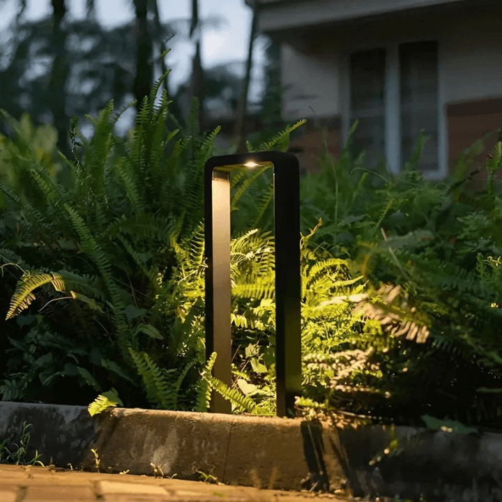 Moderne LED Gartenleuchte Außen Aluminium