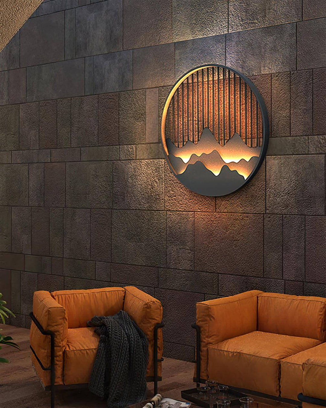 Applique murale LED d'extérieur, étanche, design moderne