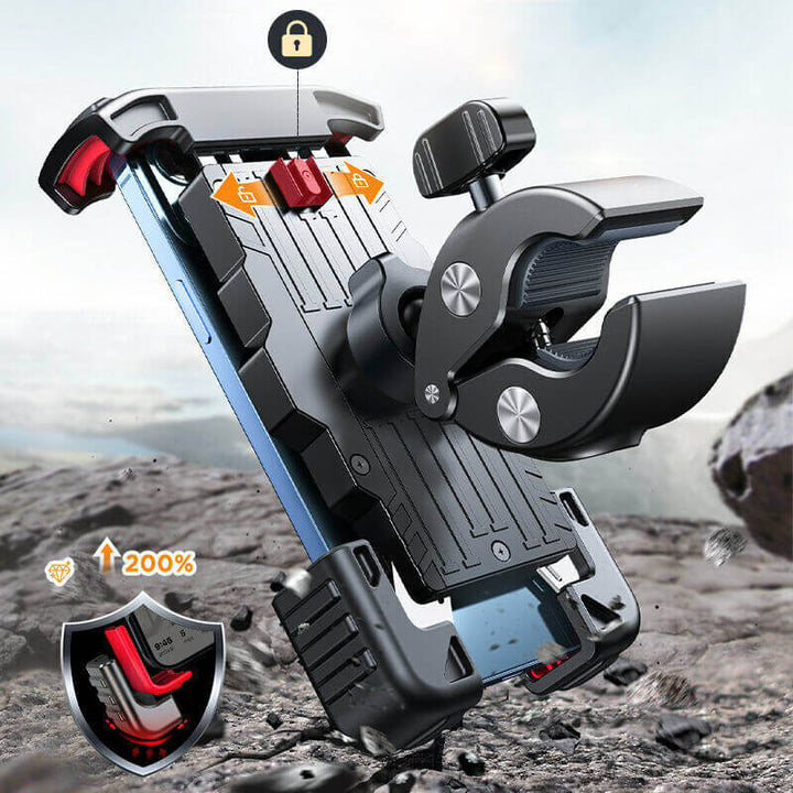 Robuster Fahrrad Smartphone Halter mit 360° Drehung