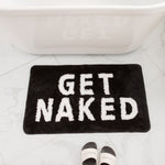 Get Naked Schwarz und Weiß