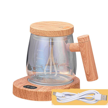 Mixeur à main en bois - Mixeur à smoothie 2 en 1