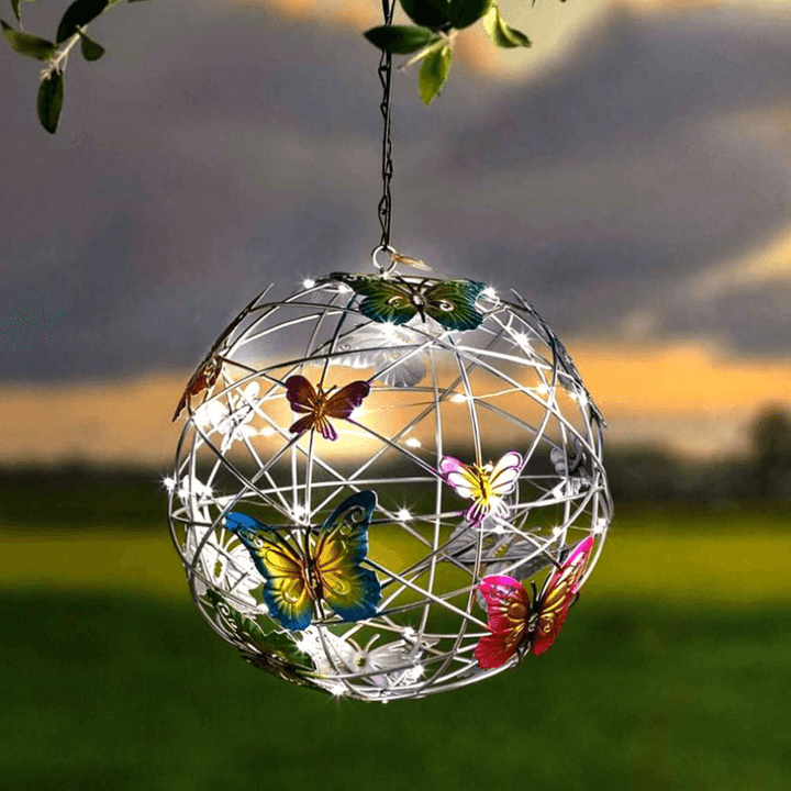 Solar Gartenleuchte Schmetterling LED