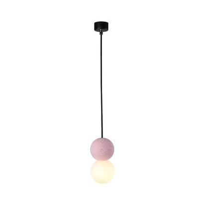 Hängeleuchte Zement & Glas Designleuchte