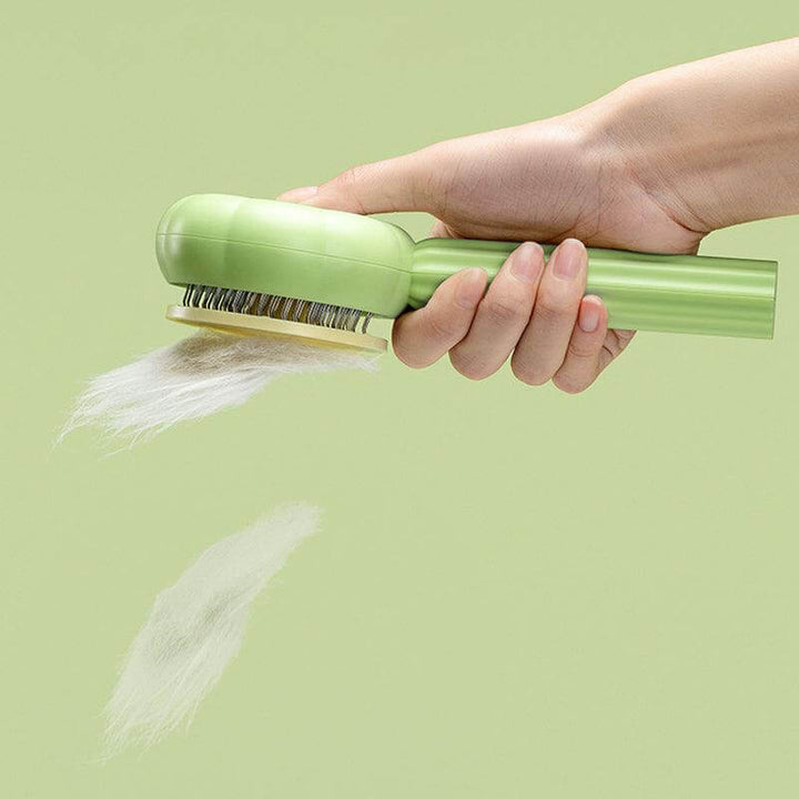 Brosse autonettoyante pour chat pour un toilettage facile