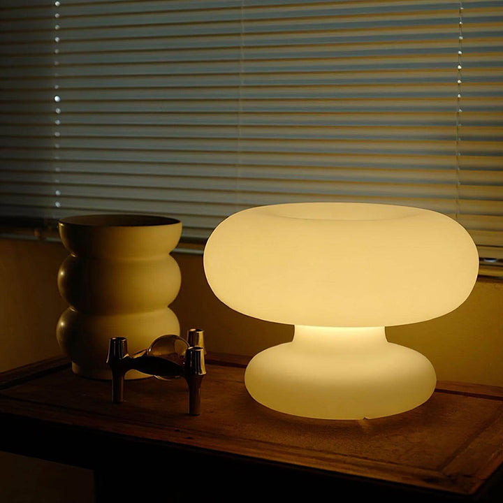 Lampe de table Donut design moderne éclairage intérieur LED