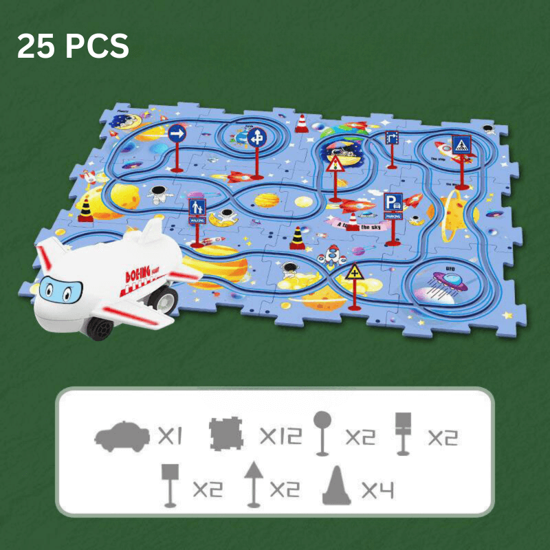 Kinder-Rennspielzeug: Kreativ-Puzzle