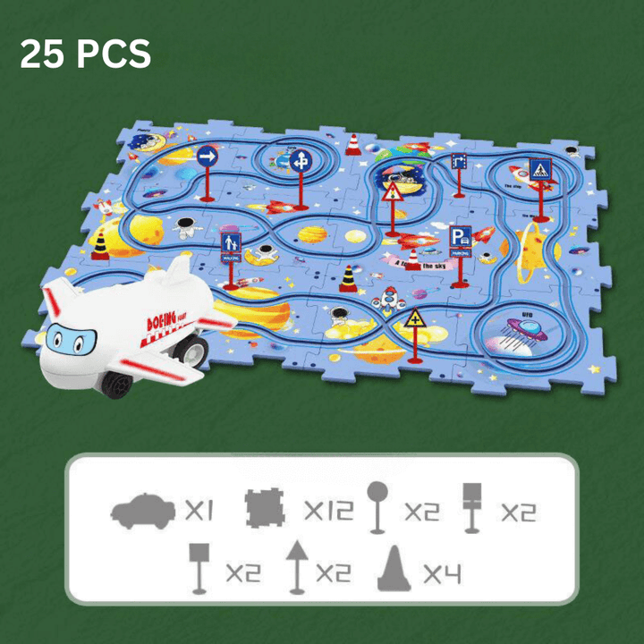 Kinder-Rennspielzeug: Kreativ-Puzzle