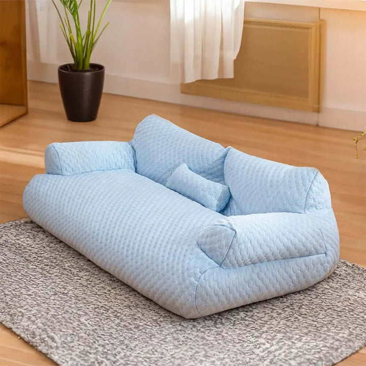 Panier lavable en peluche pour animaux de compagnie - Orthopédique et confortable