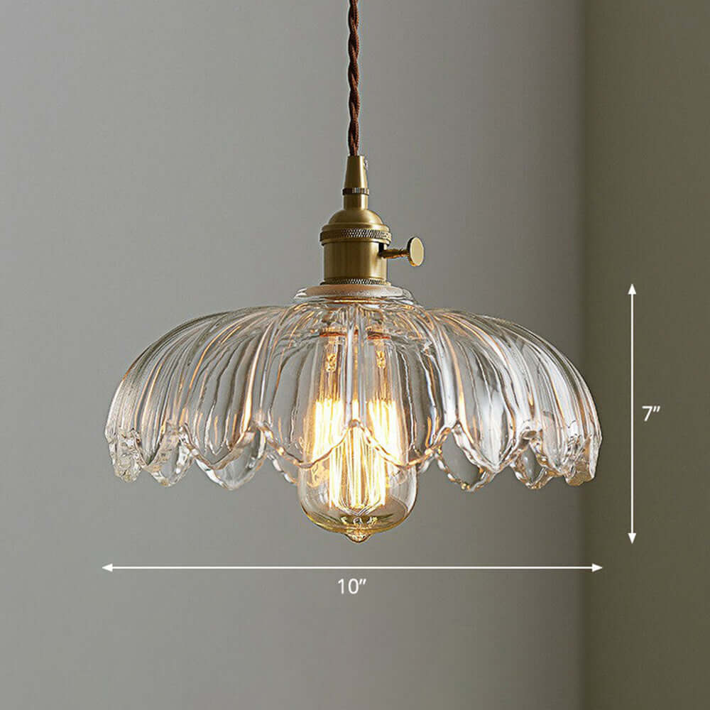 Vintage Glas Hängelampe