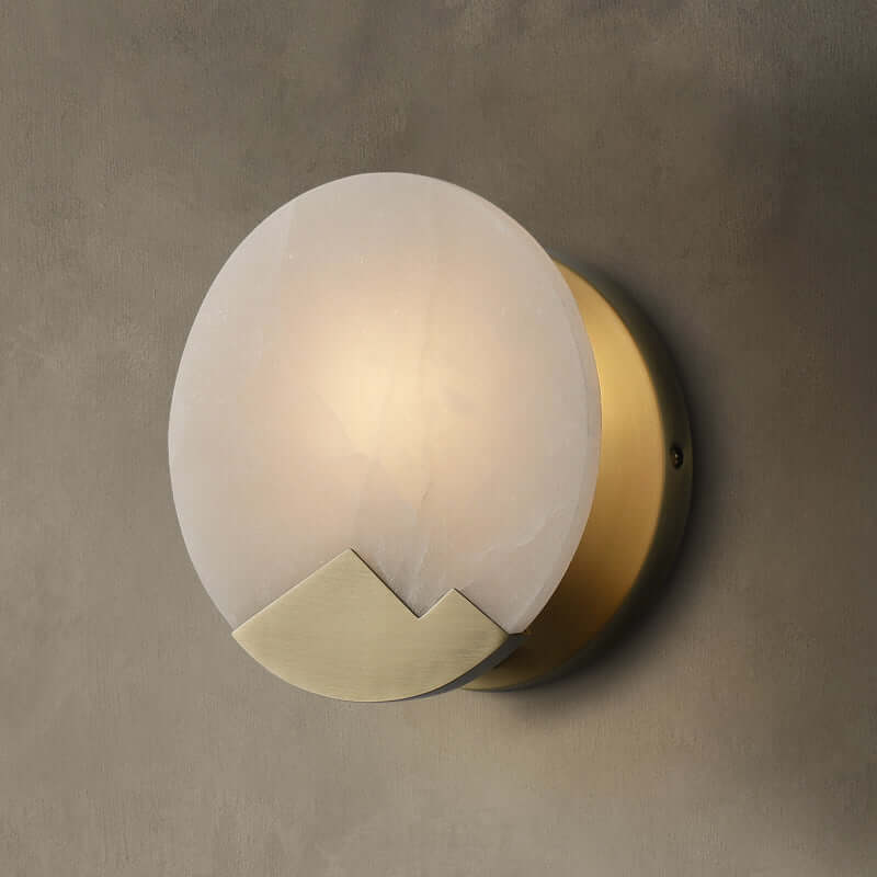 Minimalistische Marmor-Wandleuchte