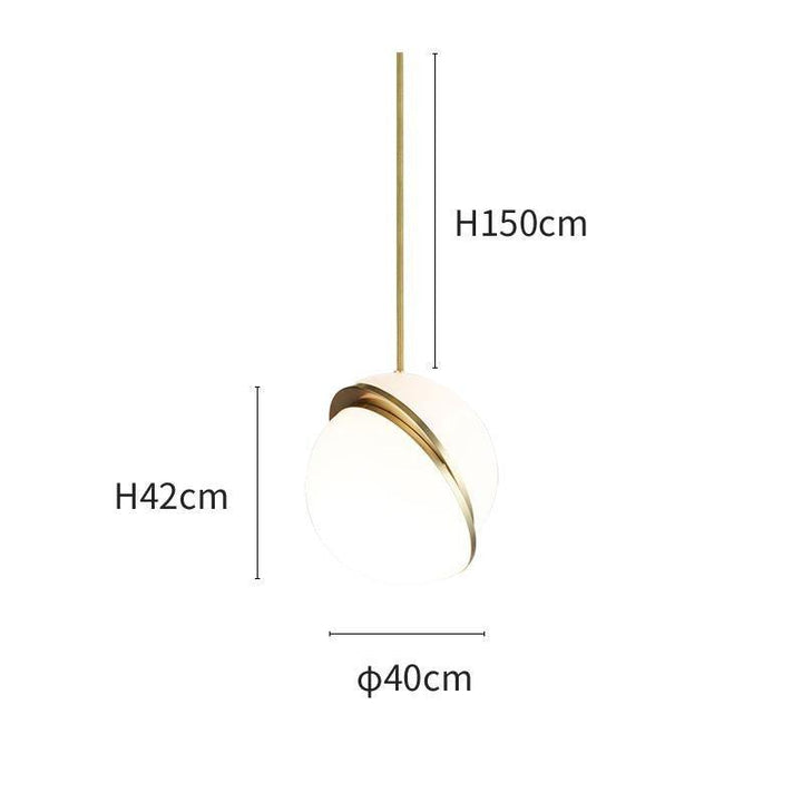 Mondförmige Pendelleuchte Modernes Design